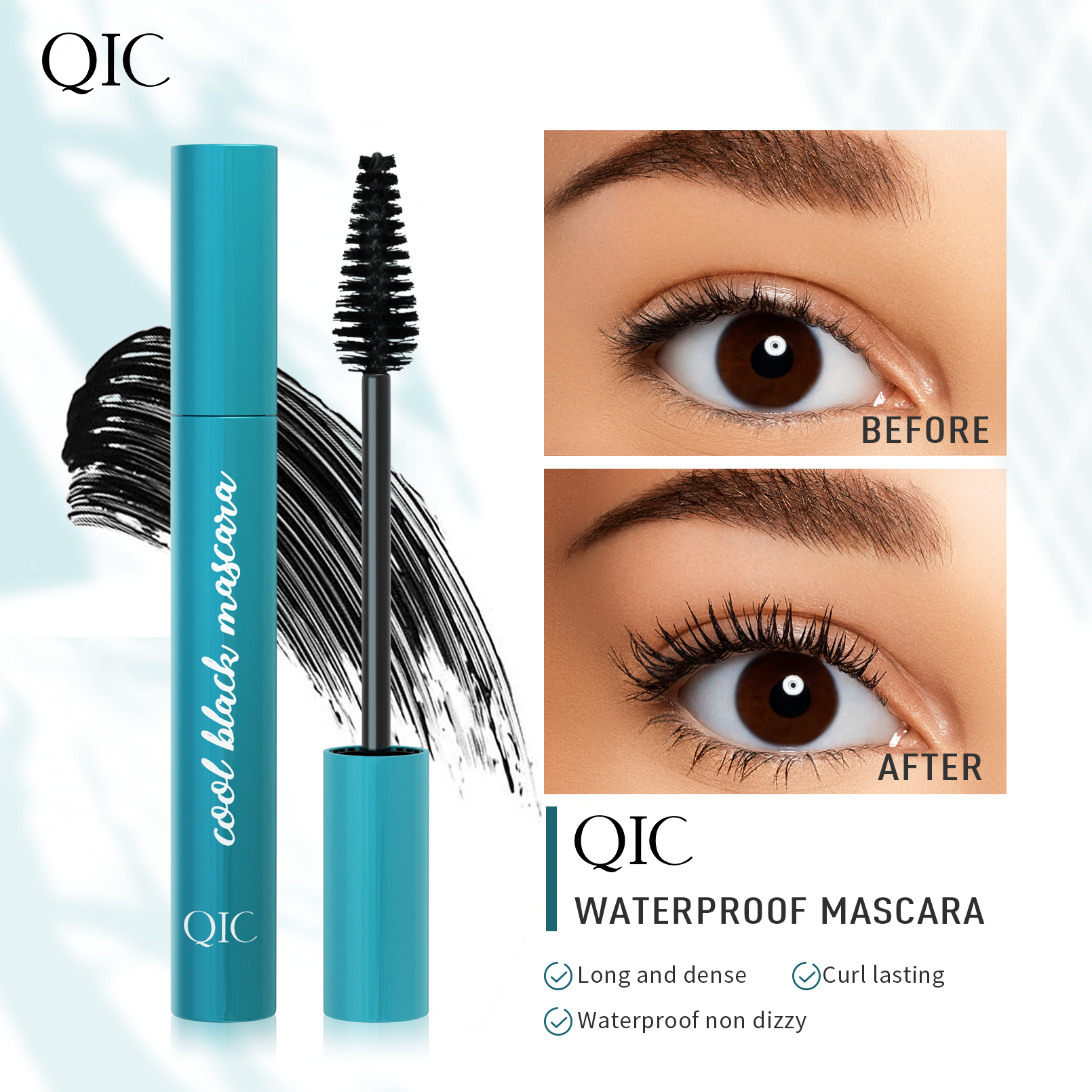 4D Volumizing Mascara ✨ Jet Black Waterproof 24H! 💦 Clump-Free Curl & Smudge-Proof Lengthening 🌟 Salon-Level #LashHack! #WaterproofMascara #VolumeMascara 4D Volumizing Mascara ✨ Jet Black Waterproof 24H! 💦 Clump-Free Curl & Smudge-Proof Lengthening 🌟 Salon-Level #LashHack! #WaterproofMascara #VolumeMascara